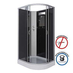 Душевая кабина Niagara Classic NG-3512-14BK 120х80 купить в интернет-магазине Sanbest