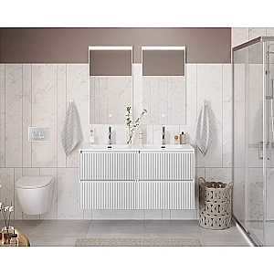 Тумба с раковиной BelBagno UNO 120 Bianco Opaco для ванной в интернет-магазине Sanbest