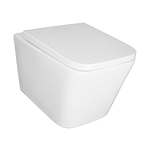 Унитаз подвесной Azario Nova AZ-2216 белый, безободковый, с крышкой микролифт купить в интернет-магазине Sanbest