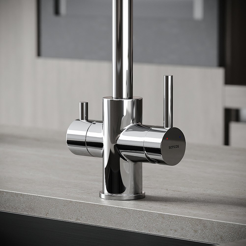 Смеситель для кухни Sancos Vela SC4013CH хром купить в интернет-магазине сантехники Sanbest