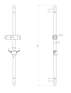 Душевая штанга Lemark LM8063C купить в интернет-магазине сантехники Sanbest