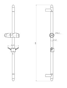Душевая штанга Lemark LM8063C купить в интернет-магазине сантехники Sanbest