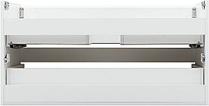 Тумба с раковиной Aquanet Вега 100 белый глянец для ванной в интернет-магазине Sanbest