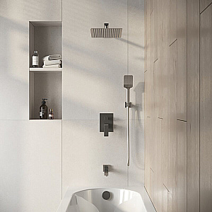 Душевая система Grossman Style 501.K35.05.120 никель брашированный купить в интернет-магазине сантехники Sanbest