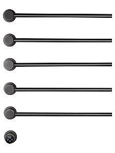 Полотенцесушитель электрический встраиваемый WONZON & WOGHAND HAMBURG, Темный графит (WW-AL315-GM) купить в интернет-магазине сантехники Sanbest