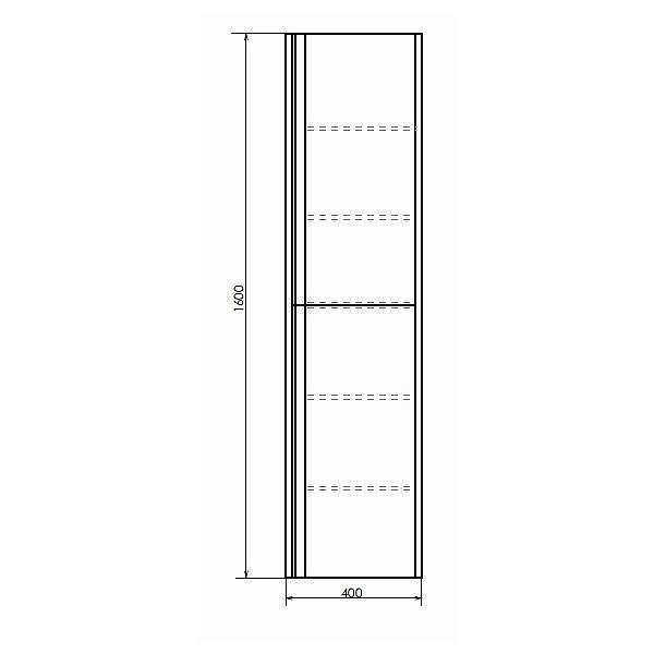 Пенал Comforty Эдинбург 40 для ванной в интернет-магазине сантехники Sanbest