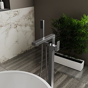 Смеситель для ванны D&K Bayern.Liszt DA1516006 графит купить в интернет-магазине сантехники Sanbest