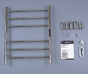 Полотенцесушитель электрический ABBER Standard AH4606 хром купить в интернет-магазине сантехники Sanbest