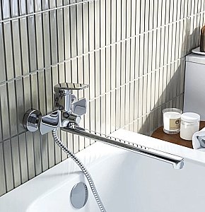 Смеситель для ванны Iddis Esper ESPSB00i10WA глянцевый хром купить в интернет-магазине сантехники Sanbest