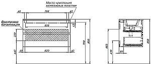 Тумба с раковиной Aquanet Алвита New 303921 90 дуб веллингтон/белый для ванной в интернет-магазине Sanbest
