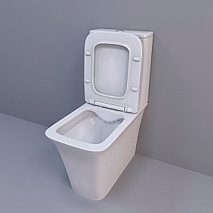 Унитаз-компакт CeruttiSpa Arno 1222A безободковый, с бачком, с крышкой микролифт купить в интернет-магазине Sanbest