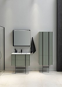 Пенал Allen Brau REALITY 1.32003.CGM 60  олива матовая для ванной в интернет-магазине сантехники Sanbest