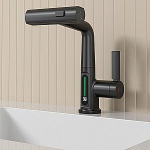 Смеситель для раковины Black&white Sky Day SD3027B черный матовый купить в интернет-магазине сантехники Sanbest