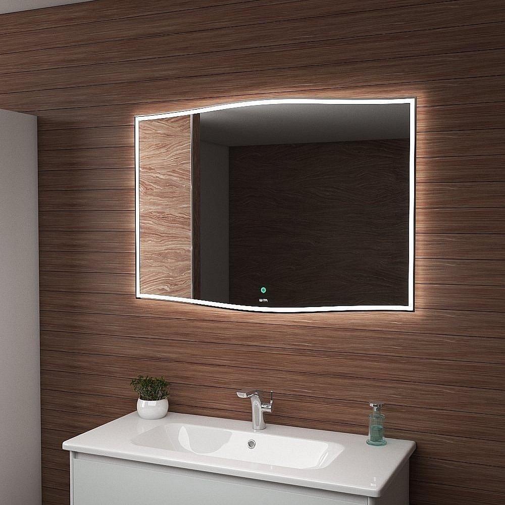 Зеркало с LED подсветкой Owl 1975 Roxen 105 в ванную от интернет-магазине сантехники Sanbest