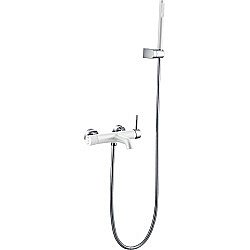 Смеситель для ванны Boheme Uno 463-WCR белый/хром купить в интернет-магазине сантехники Sanbest