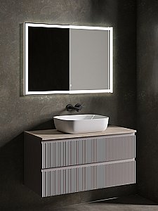 Тумба с раковиной Sancos SNOB R 100 со столешницей, Doha Soft для ванной в интернет-магазине Sanbest