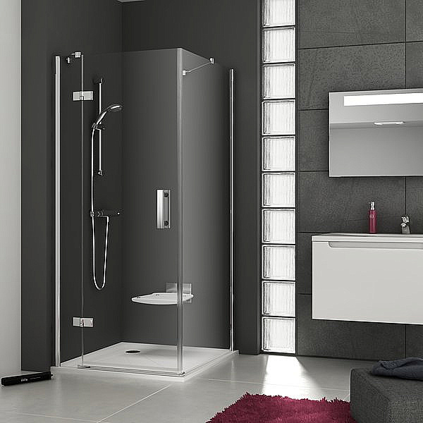 Душевой уголок Ravak Smartline SMSD2 А+SMPS 100х80 профиль хром/стекло прозрачное купить в интернет-магазине Sanbest