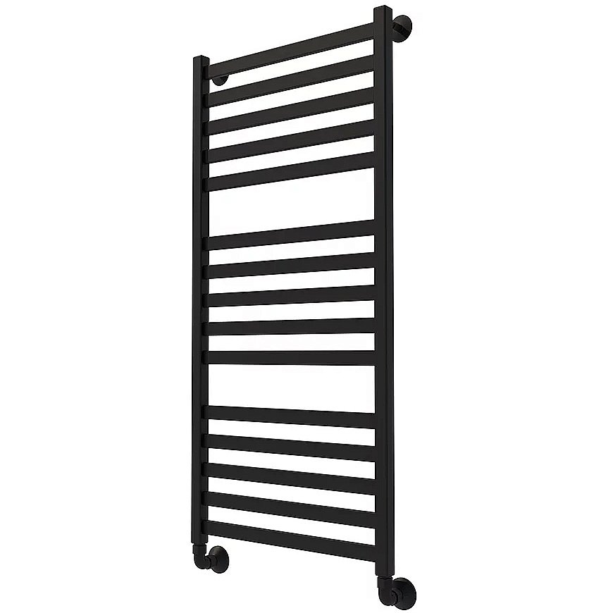 Полотенцесушитель водяной Veconi Vero-B V12050B-B черный купить в интернет-магазине сантехники Sanbest