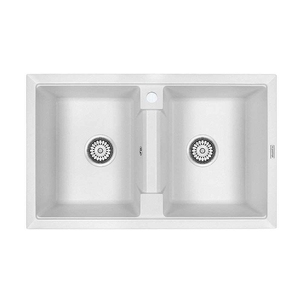 Мойка кухонная Paulmark Zwilling PM238150-WH купить в интернет-магазине сантехники Sanbest