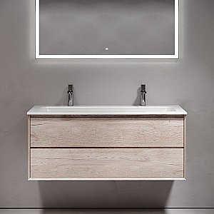 Тумба с раковиной Sancos Marmi 2.0 MR2.0120EG дуб галифакс натуральный для ванной в интернет-магазине Sanbest