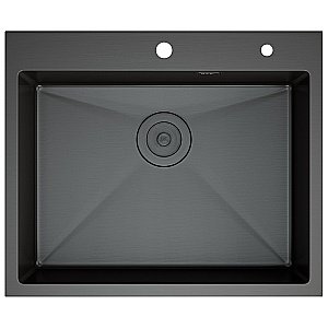Кухонная мойка D&K 60х45 DKS604506 графит купить в интернет-магазине сантехники Sanbest