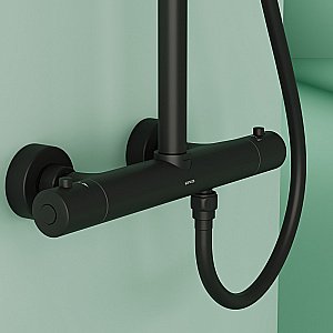 Душевая система Sancos Game SC3002MB черная матовая купить в интернет-магазине сантехники Sanbest