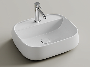 Раковина Ceramica Nova Fonte 50 CN5051 белая купить в интернет-магазине Sanbest