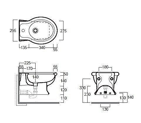 Биде подвесное SIMAS Lante LA19 купить в интернет-магазине Sanbest