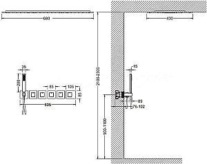 Душевая система Timo Petruma SX-5229/03SM черная матовая купить в интернет-магазине сантехники Sanbest