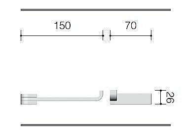 Бумагодержатель без крышки  Schein ALLOM 226 купить в интернет-магазине сантехники Sanbest
