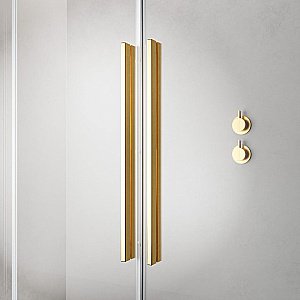Шторка для ванны Radaway Furo SL Gold PND II 120 стекло прозрачное/профиль золото купить в интернет-магазине Sanbest