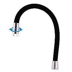 Излив Rav-Slezak SR0016C/11 черный/хром купить в интернет-магазине сантехники Sanbest