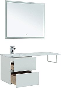 Тумба с раковиной Aquanet Алвита 243660 48 белый для ванной в интернет-магазине Sanbest