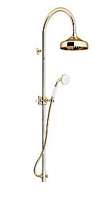 Душевая система Gattoni Programma doccia 4293/PDD0oro золото купить в интернет-магазине сантехники Sanbest