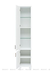 Шкаф-пенал Aquanet Валенса NEW 40 белый для ванной в интернет-магазине сантехники Sanbest