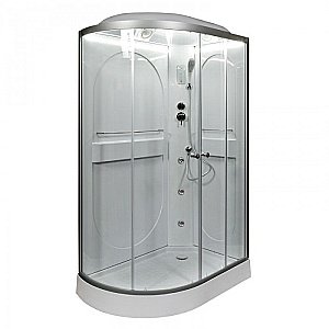 Душевая кабина DTO L602 R 98702 120x80 LED с гидромассажем купить в интернет-магазине Sanbest