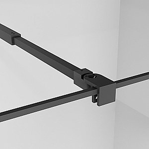 Душевое ограждение Niagara Nova NG-680-12BLACK 120 прозрачное с рисунком /профиль черный матовый купить в интернет-магазине Sanbest