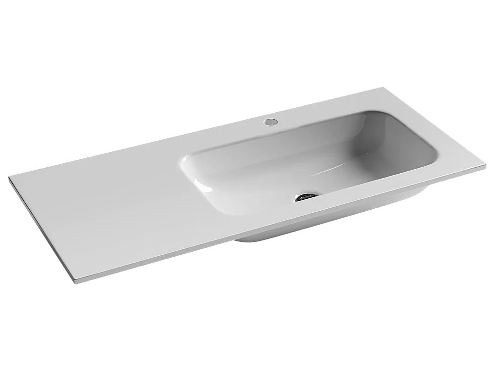 Раковина Ceramica Nova Grace CN7015 чаша справа белая купить в интернет-магазине Sanbest