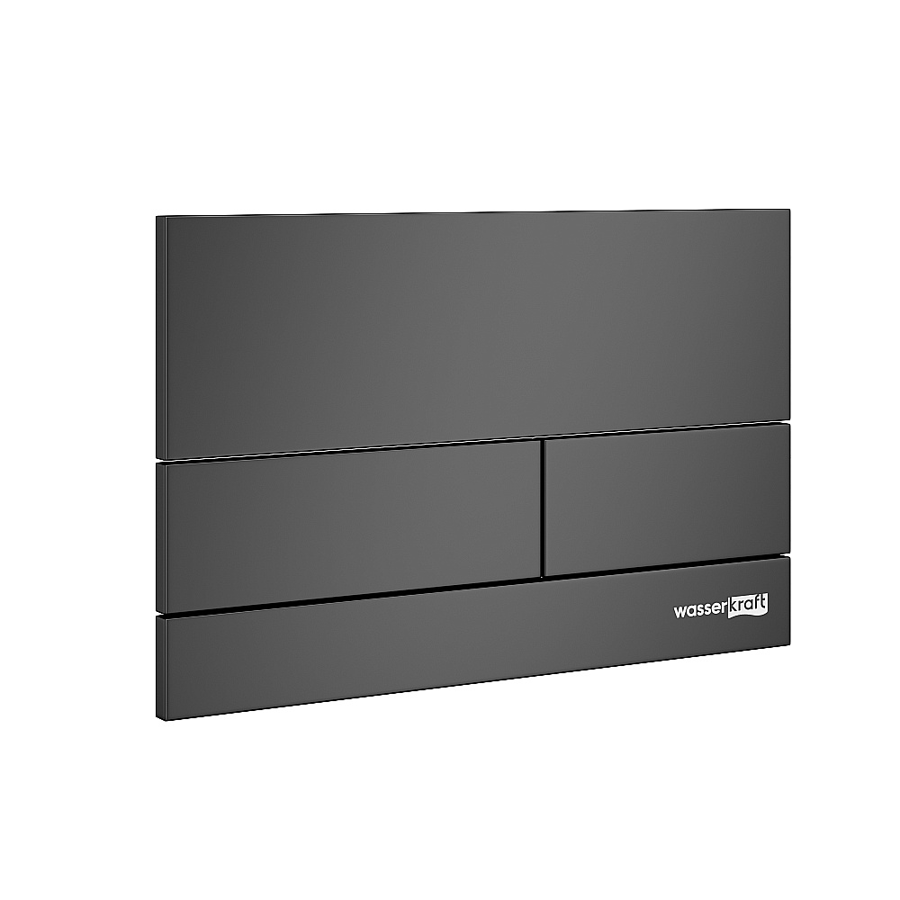 Кнопка для инсталяции WasserKraft MB04 черная матовая купить в интернет-магазине сантехники Sanbest