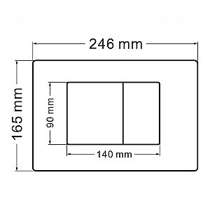 Кнопка для инсталляции ABBER AC0120MMG золото матовое купить в интернет-магазине сантехники Sanbest