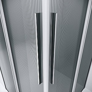 Душевой уголок Niagara Nova NG-4623-34 90х90 профиль хром/стекло рифленое купить в интернет-магазине Sanbest