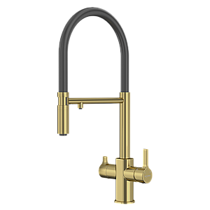 Смеситель для кухни Elghansa 56F5511-MattGold золото матовое купить в интернет-магазине сантехники Sanbest