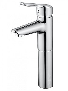 Смеситель для раковины высокий WONZON & WOGHAND BAROQUE, Хром (WW-191104-CR) купить в интернет-магазине сантехники Sanbest