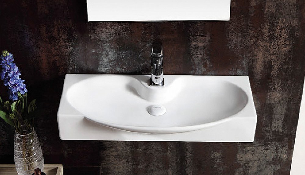 Раковина Ceramalux N 68 STR4282A белая купить в интернет-магазине Sanbest