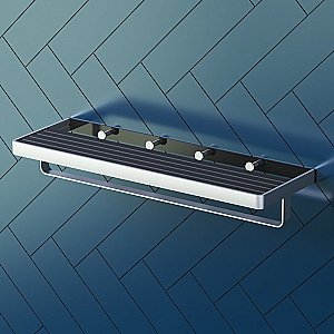 Полка для полотенец Damixa JUPITER DA7737700 60 черная/сатин купить в интернет-магазине сантехники Sanbest