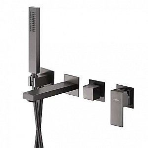 Смеситель для ванны ABBER Daheim AF8230NG никель купить в интернет-магазине сантехники Sanbest