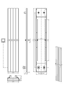 Полотенцесушитель электрический Boheme Flat 725-MW белый матовый купить в интернет-магазине сантехники Sanbest