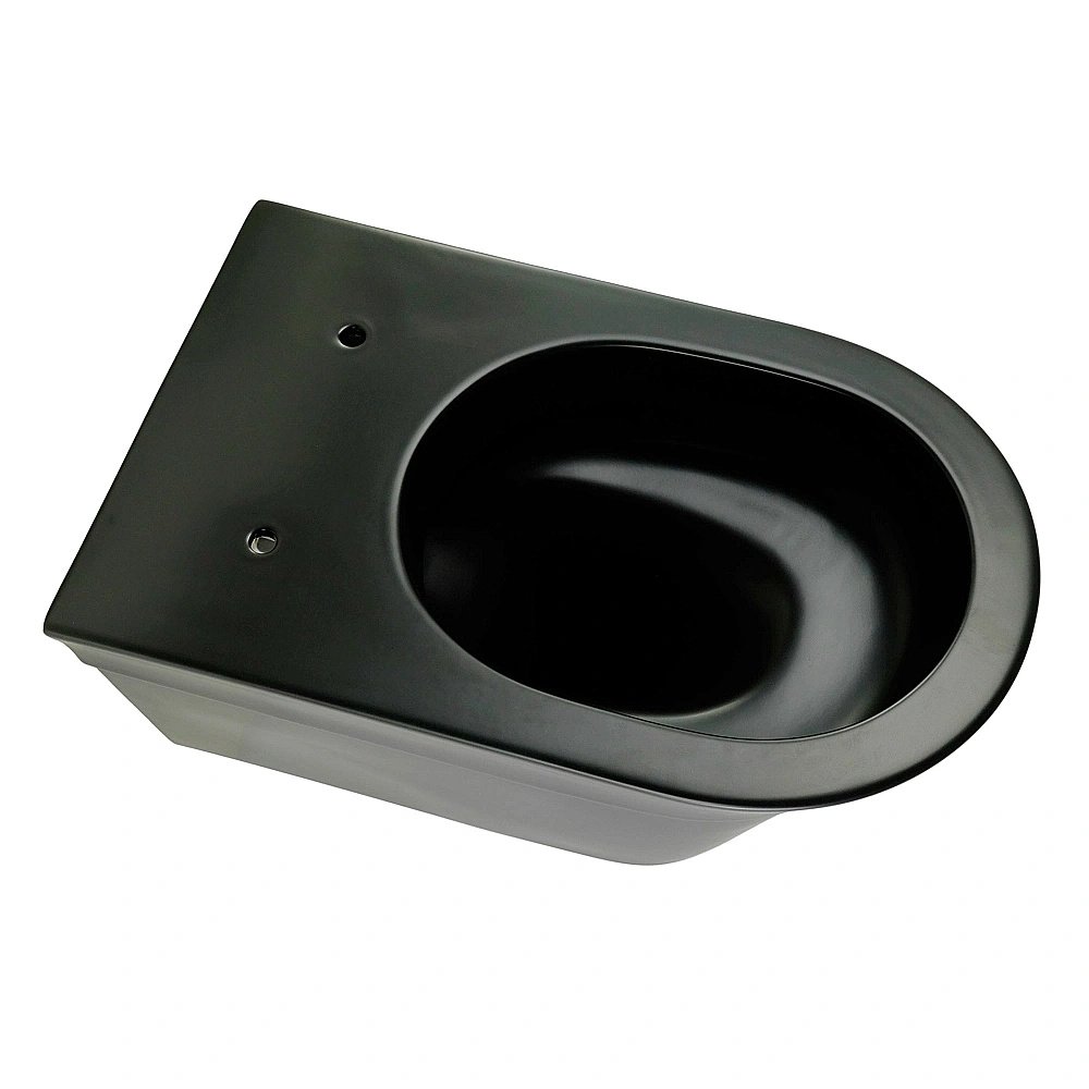 Унитаз подвесной Migliore MONACO 32063, черный матовый, безободковый купить в интернет-магазине Sanbest