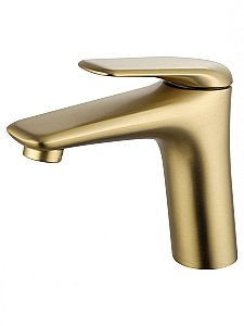 Смеситель для раковины WONZON & WOGHAND Elbe, Брашированное золото (WW-A41222-BG) купить в интернет-магазине сантехники Sanbest