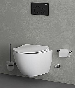 Унитаз подвесной с функцией биде CREAVIT FREE FE320-34CB00E белый купить в интернет-магазине Sanbest